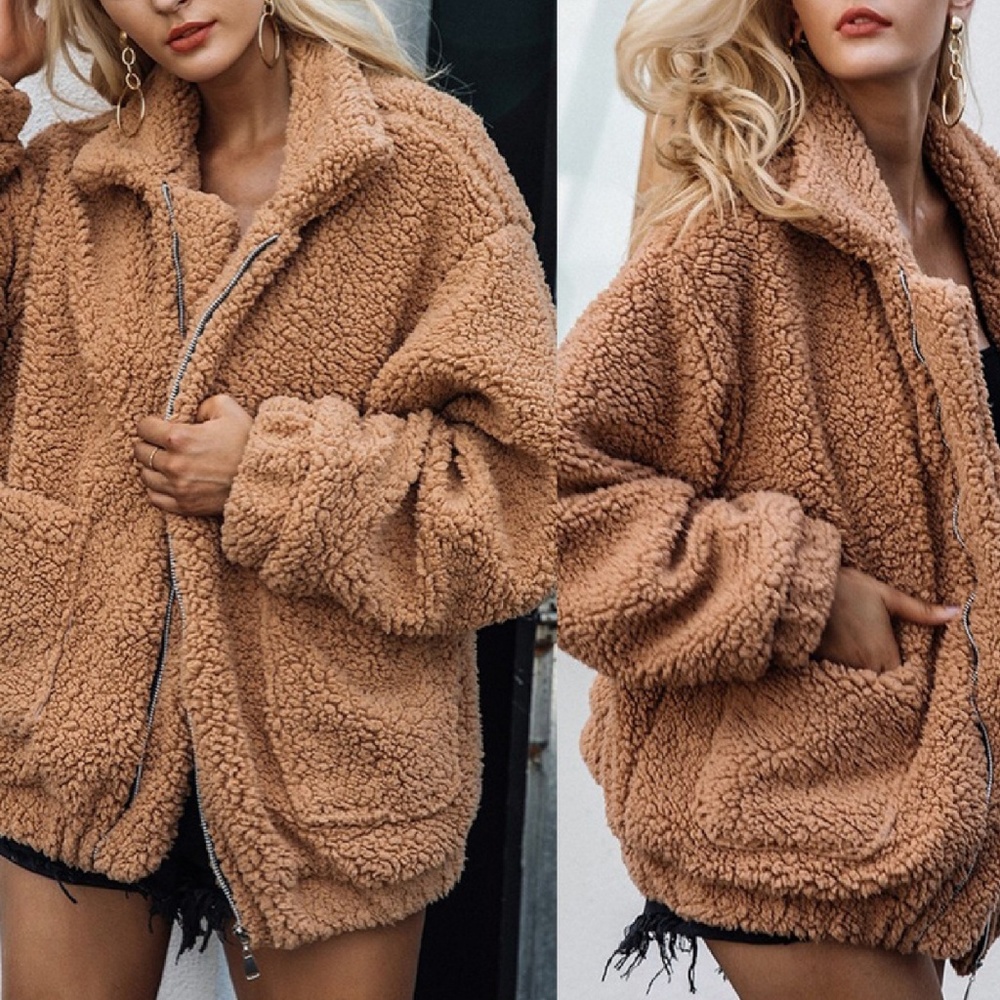 Camel Sherpa Jacket